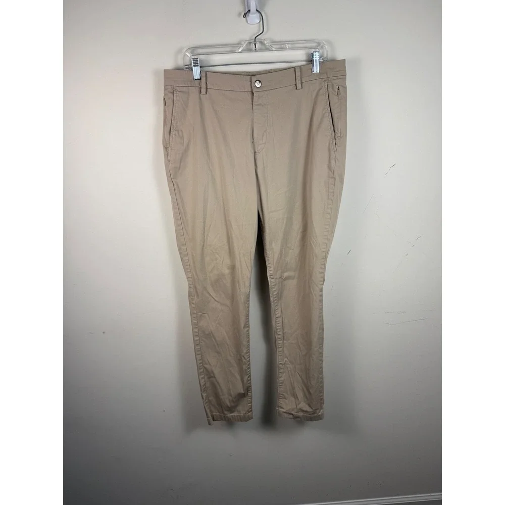 Birddogs Boomstick Mens 36x30 Lined Chino Pants‎ Khaki Cotton Blend Tapered